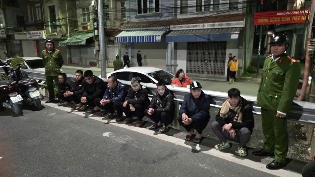 Lực lượng HP22- Công an thành phố: Xử lý 02 nhóm thanh thiếu niên gây rối trật tự công cộng